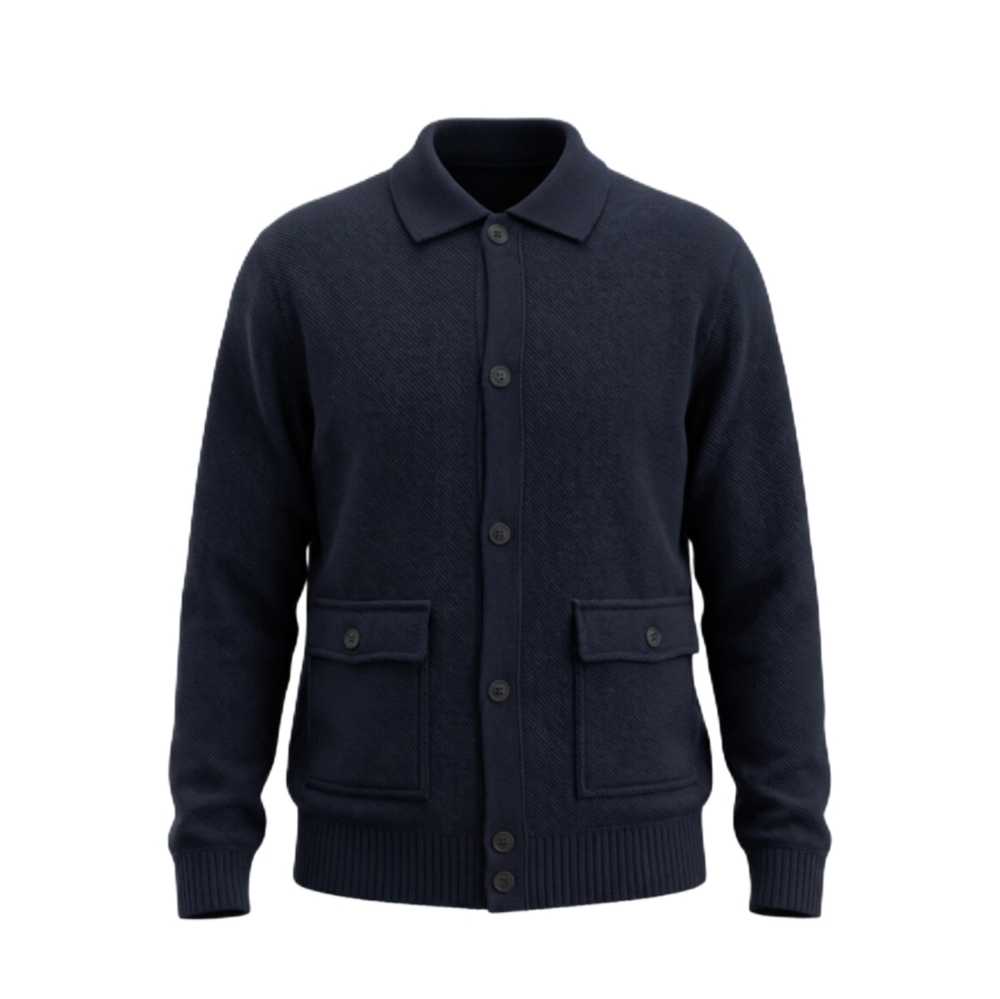 XRAY Jeans Men's Sherpa Lined Cartigon Sweater Jacket